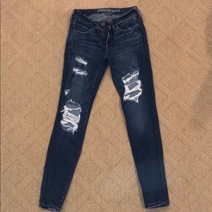 American Eagle ripped jeans